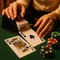 Wild Robin - Table de blackjack en direct